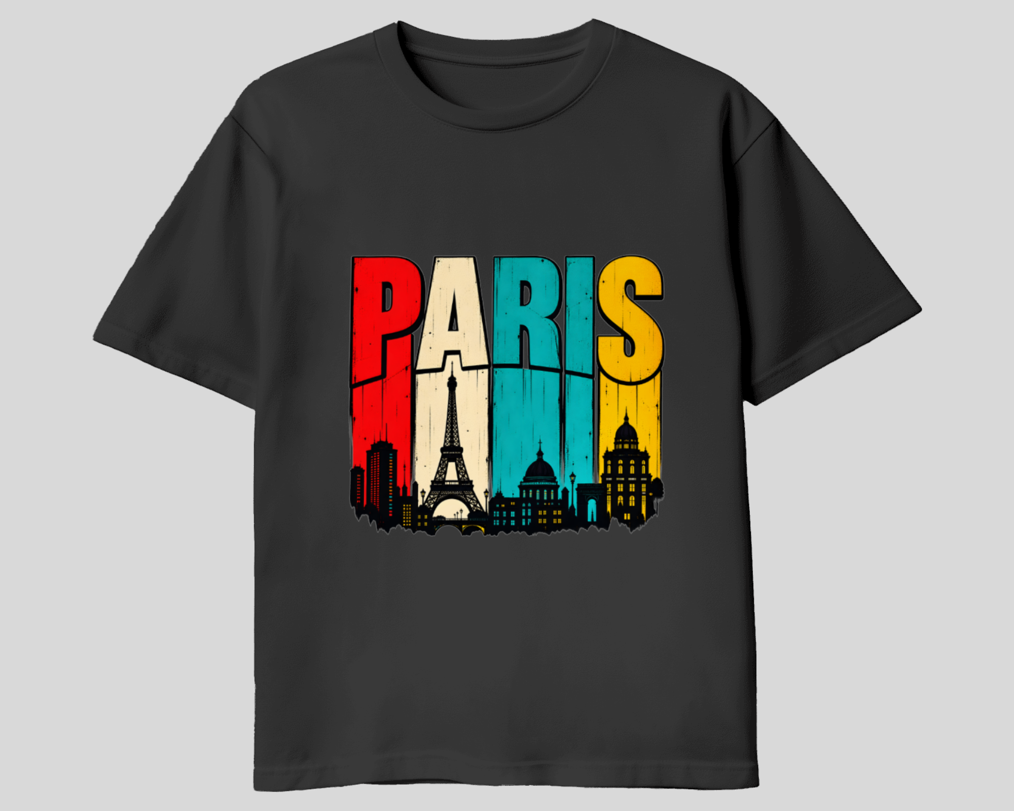 T-shirt PARIS – Skyline Vintage