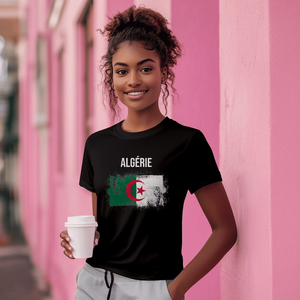 T-shirt drapeau Algérie