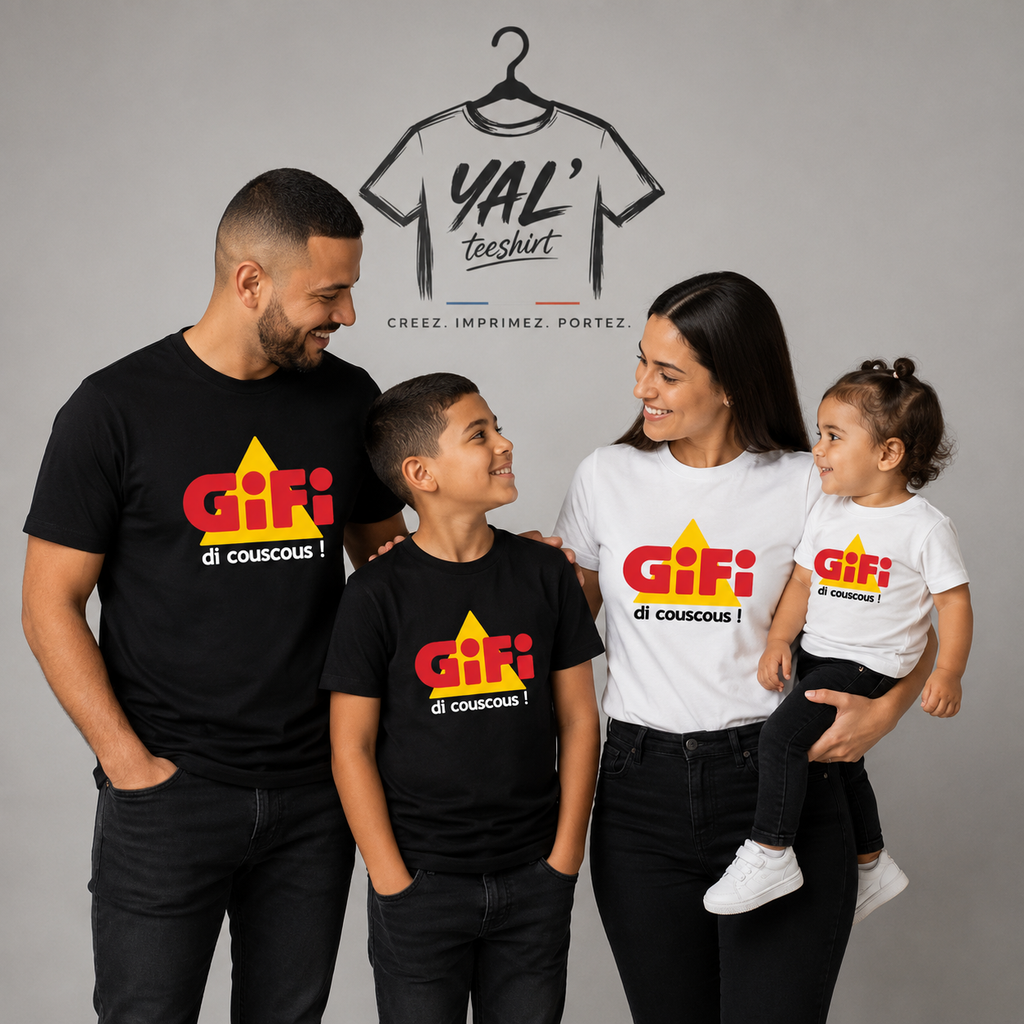 T-shirt GIFI di couscous ! -GIFI des idées de génie !
