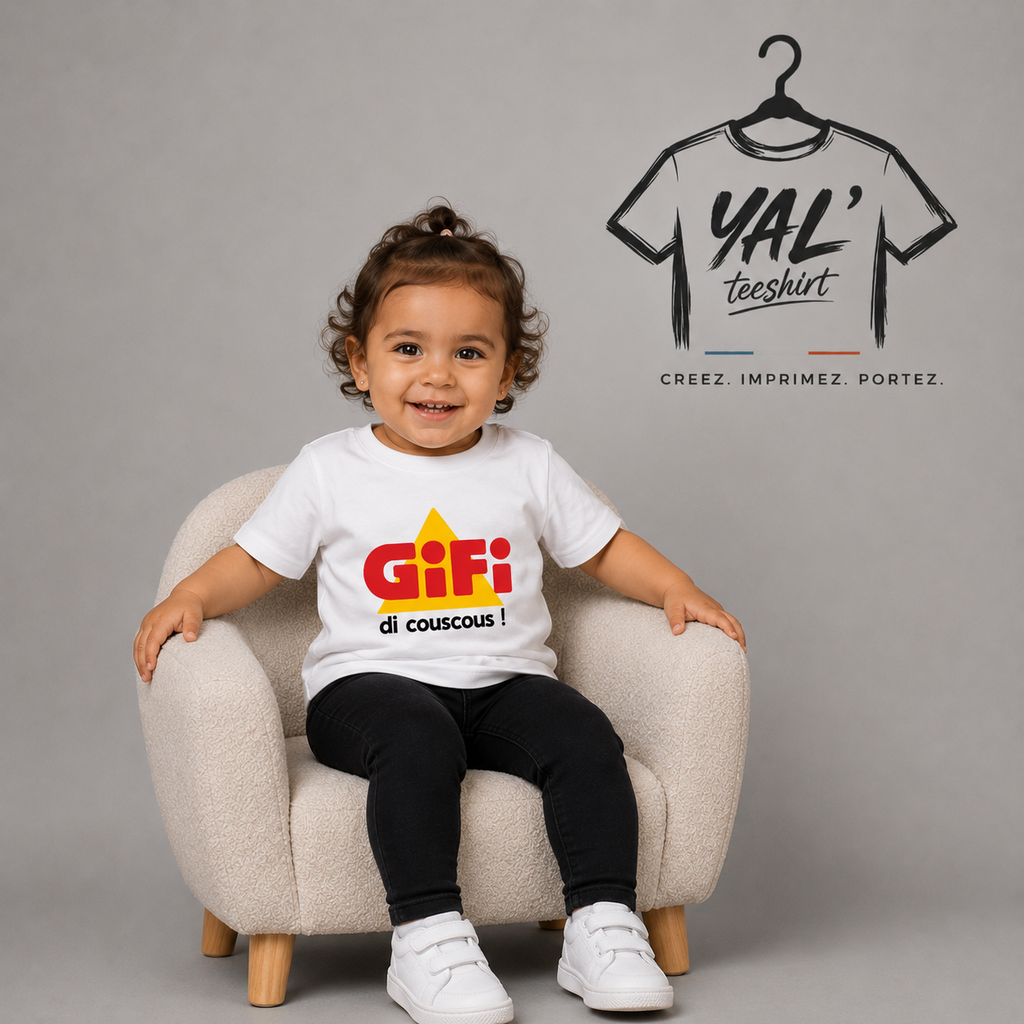 T-shirt GIFI di couscous ! -GIFI des idées de génie !