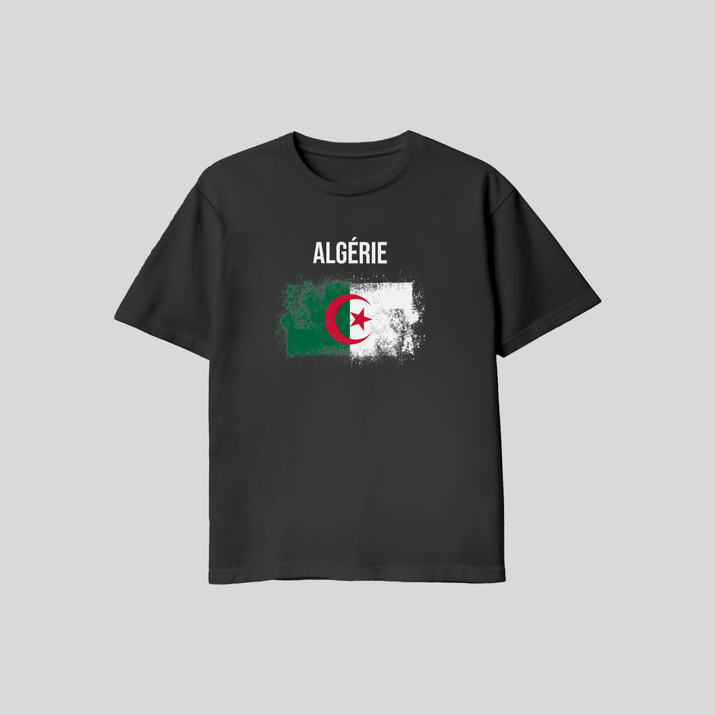 T-shirt drapeau Algérie