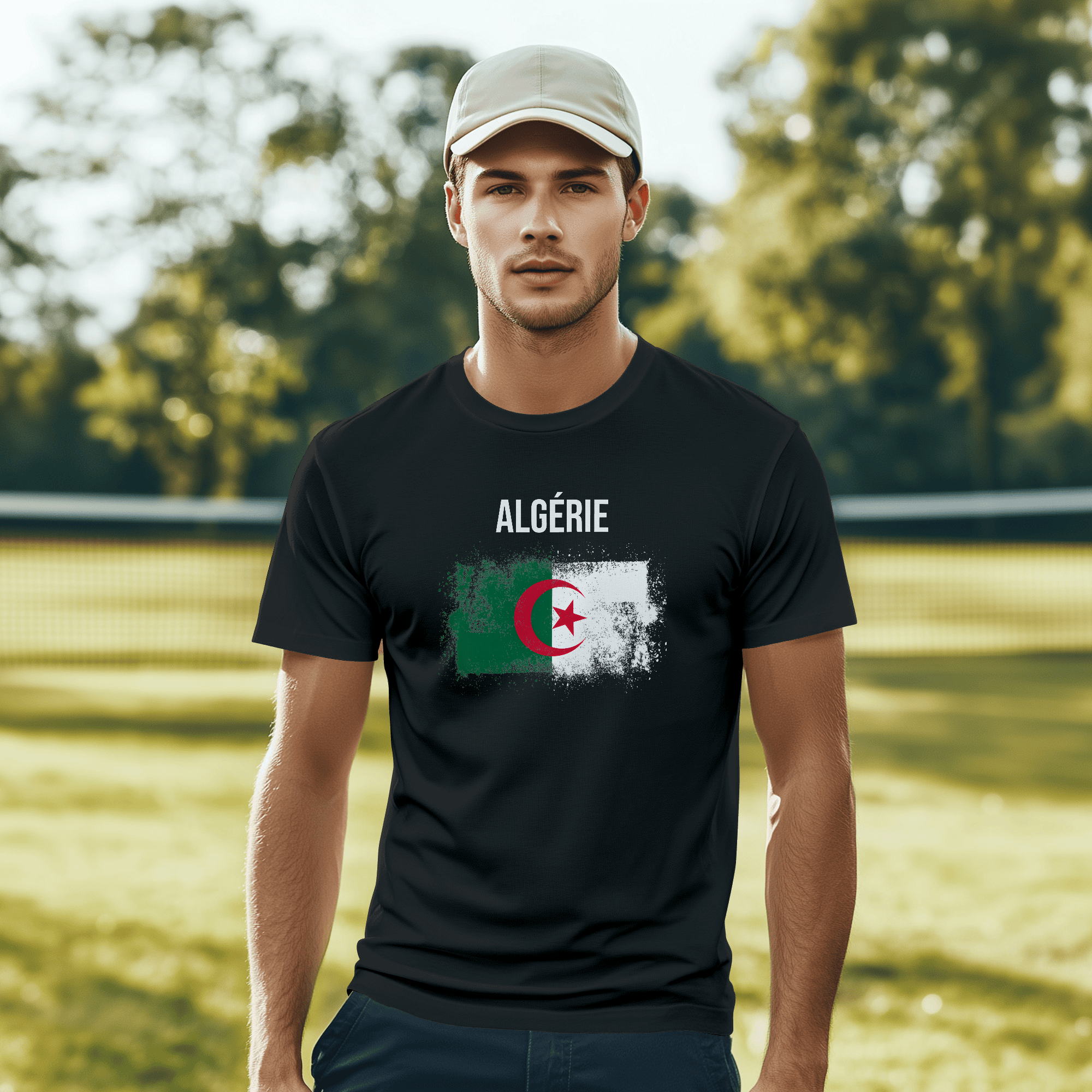 T-shirt drapeau Algérie