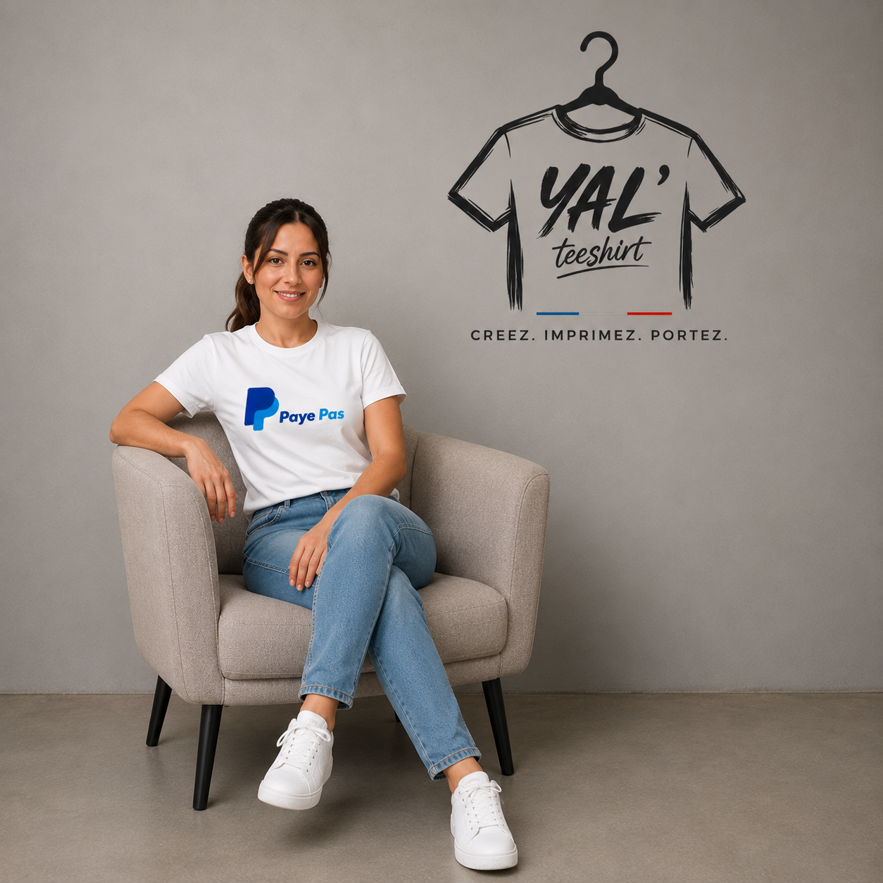 T-shirt PAYE PAS - PAYPAL