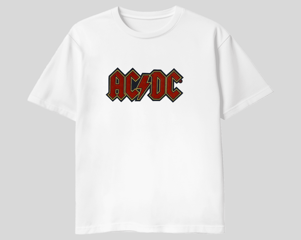T-shirt ACDC effet tissu