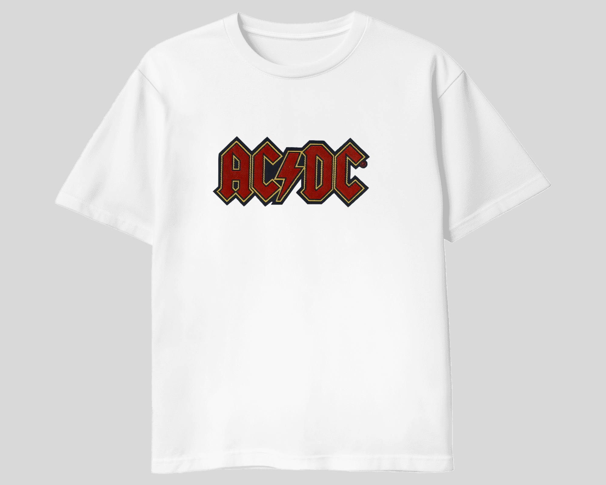T-shirt ACDC effet tissu