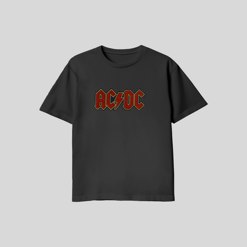 T-shirt ACDC effet tissu