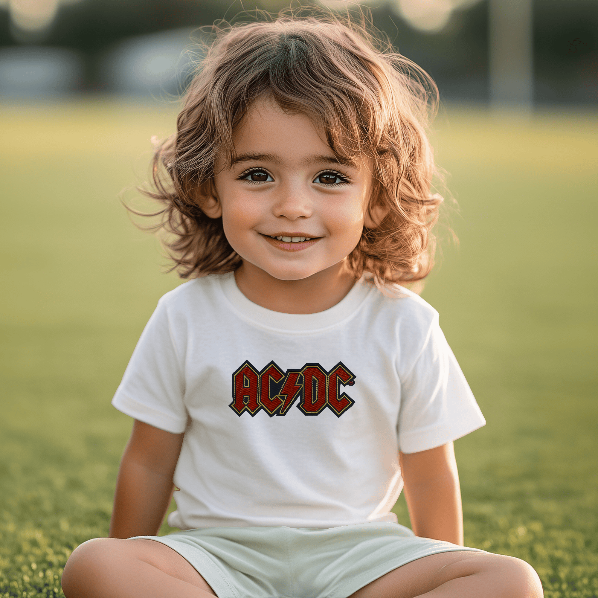 T-shirt ACDC effet tissu