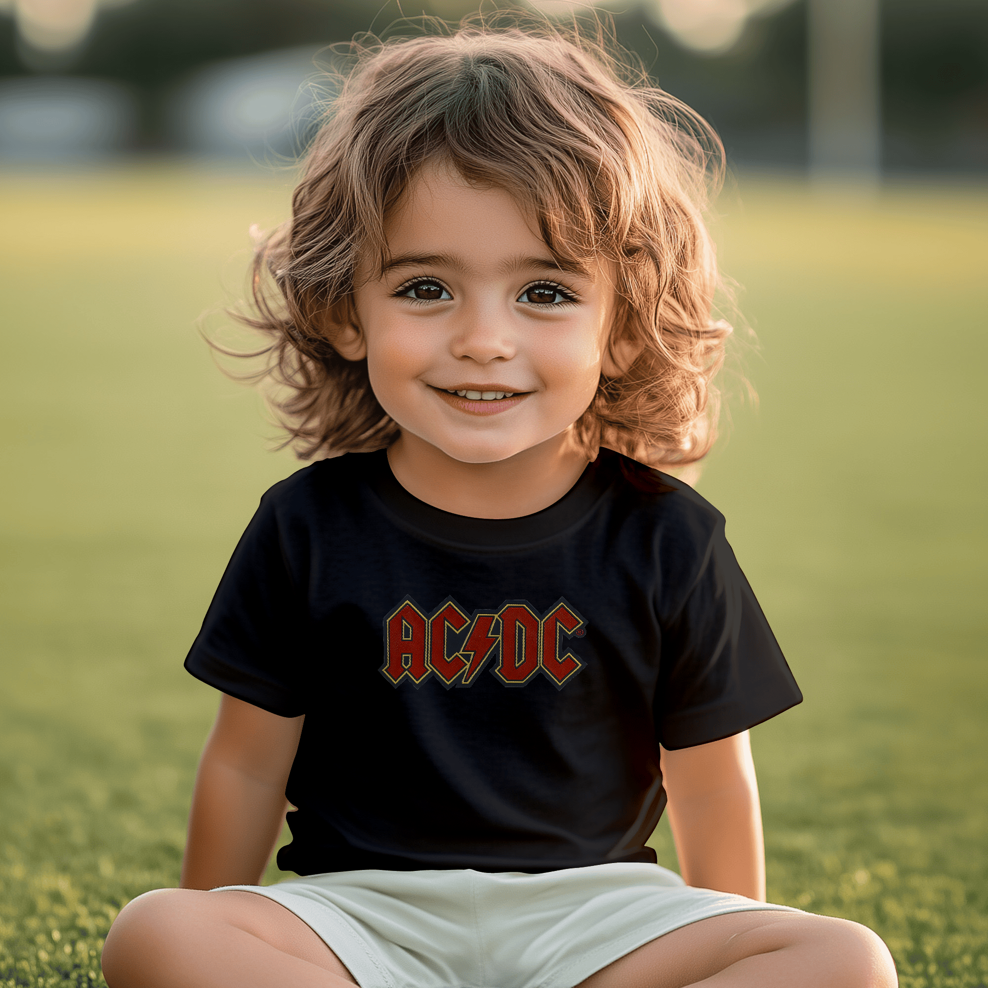 T-shirt ACDC effet tissu