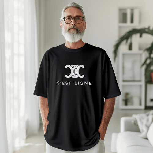 T-shirt C'EST LIGNE - CELINE