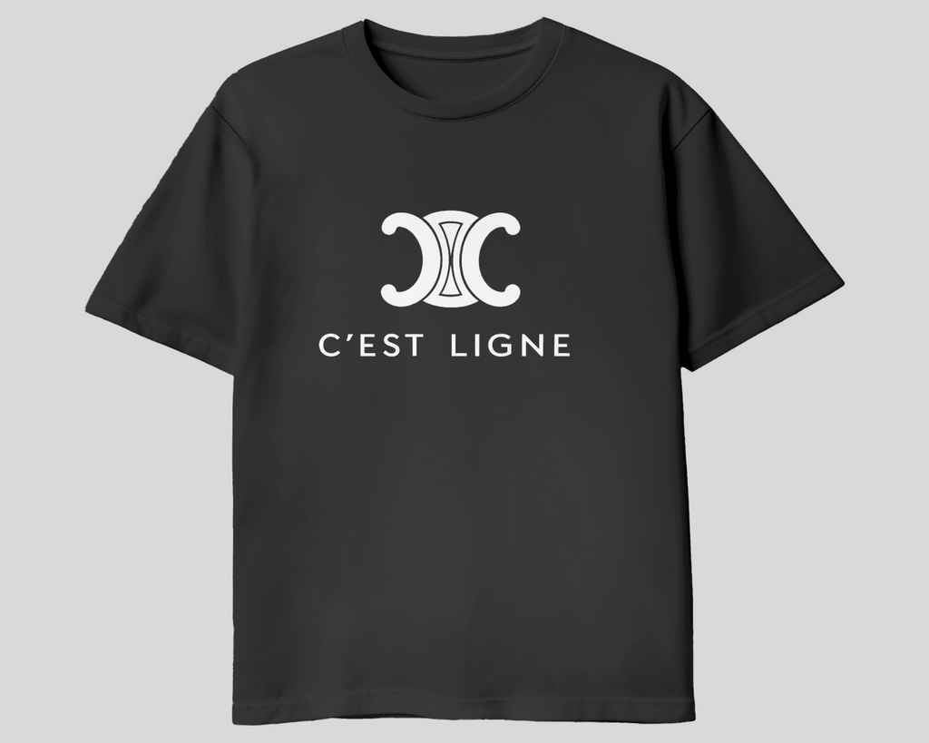 T-shirt C'EST LIGNE - CELINE