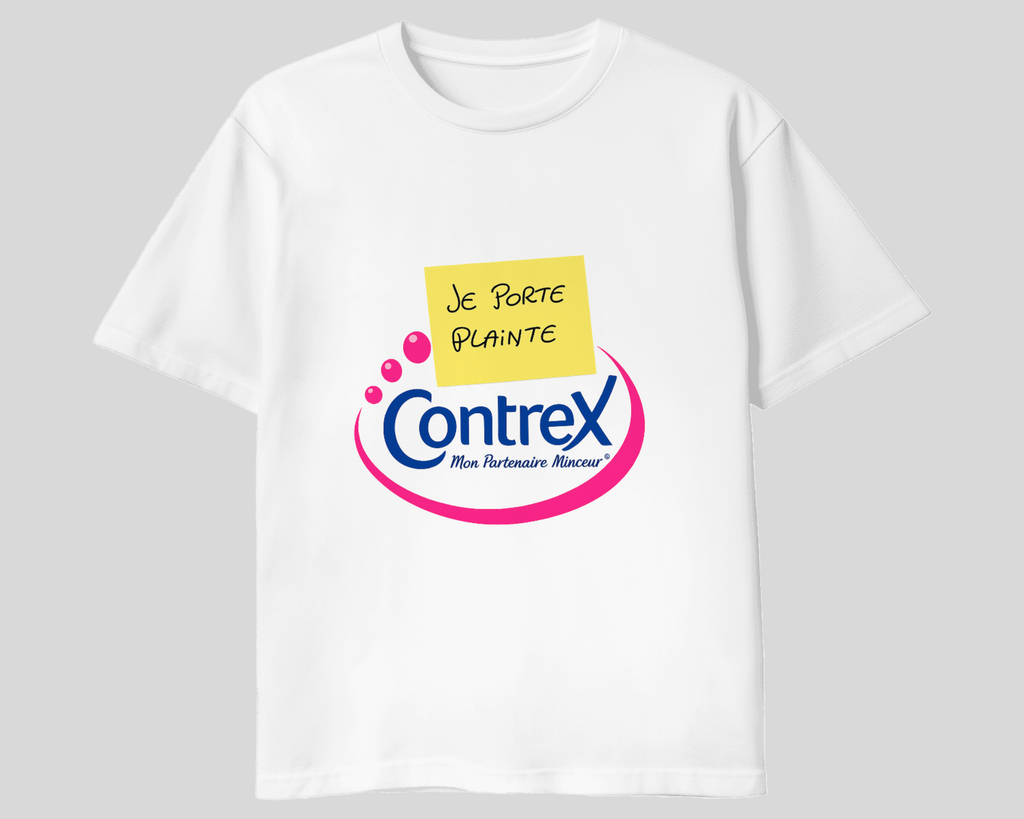 T-shirt Je porte plainte contre X - ContreX