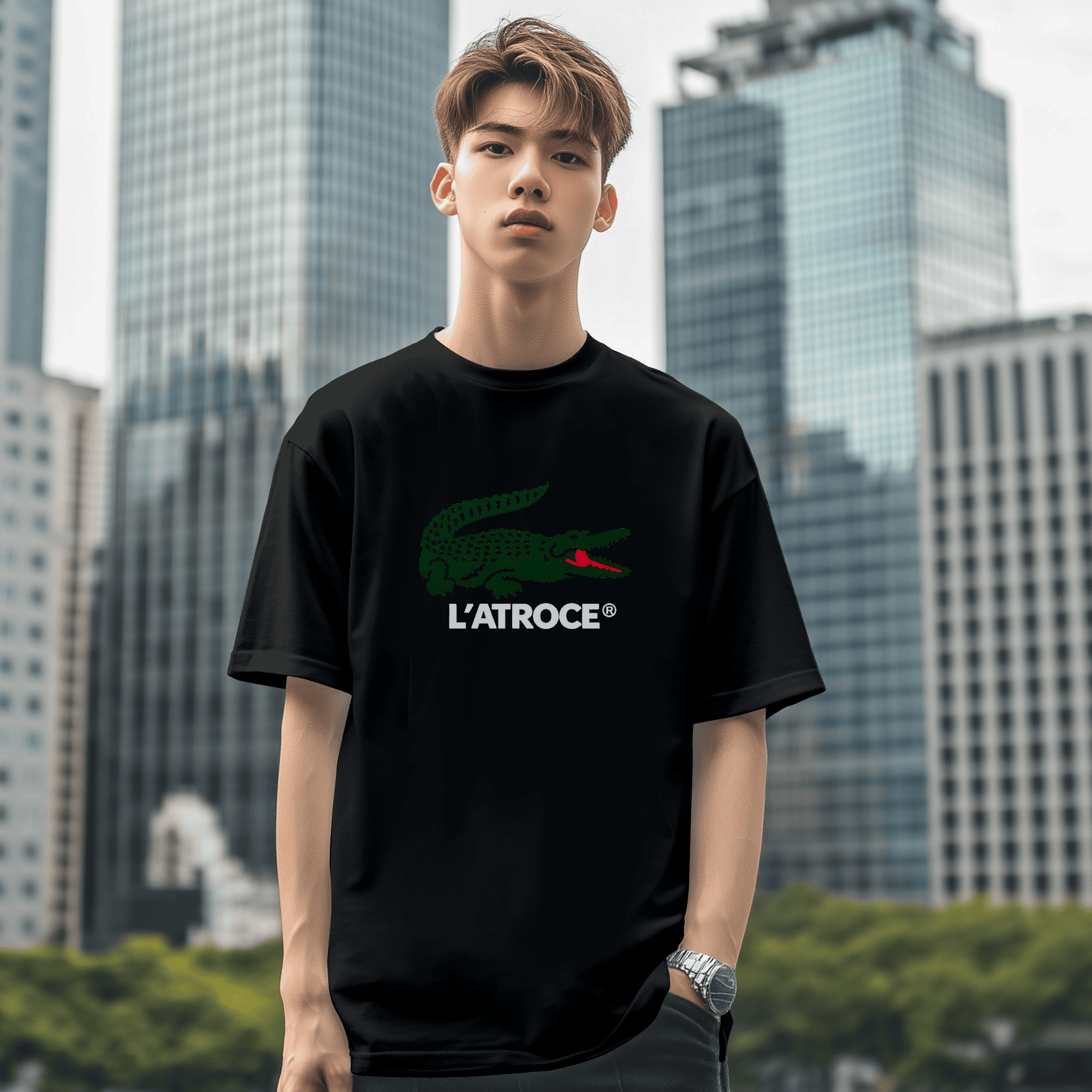 T-shirt L'ATROCE - LACOSTE