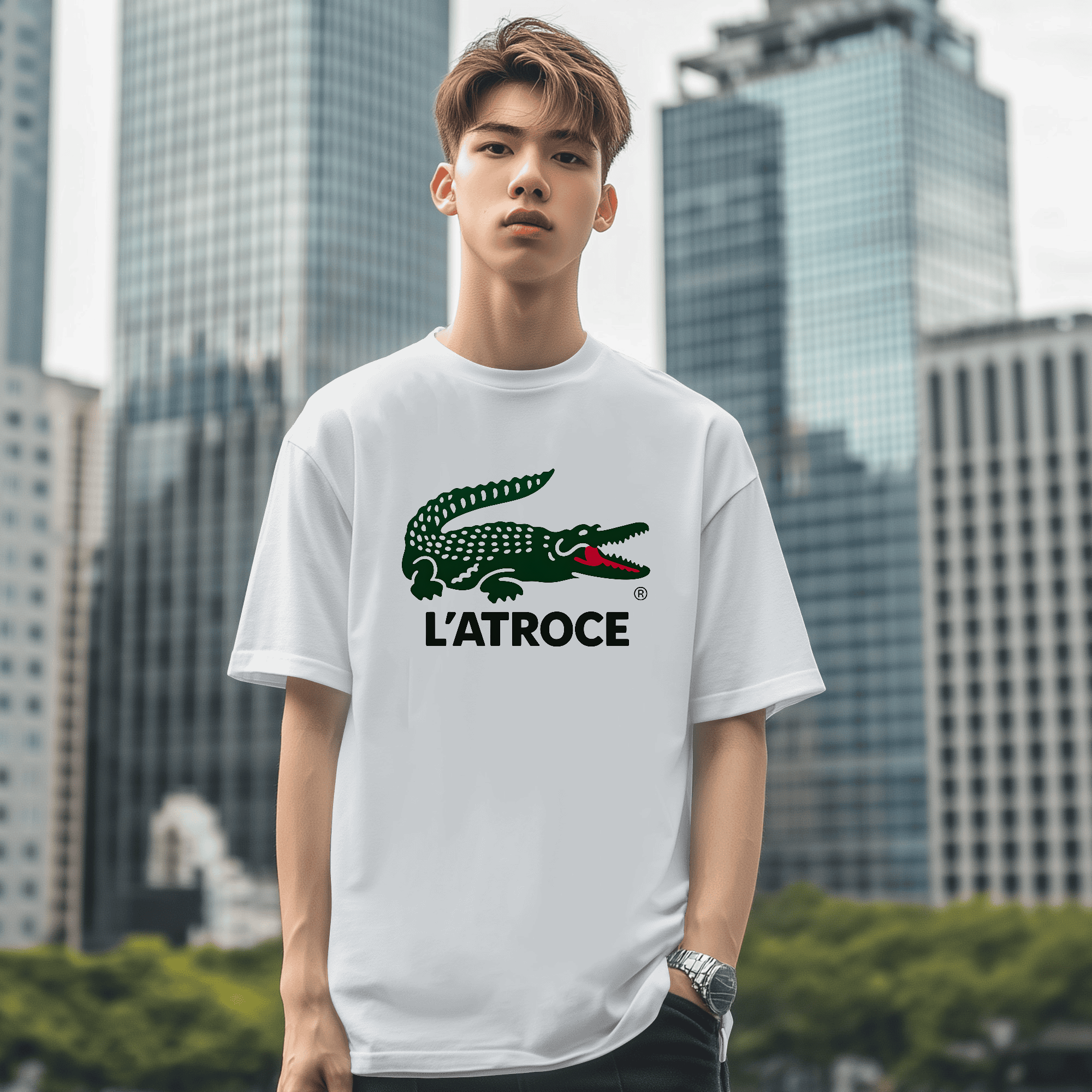 T-shirt L'ATROCE - LACOSTE
