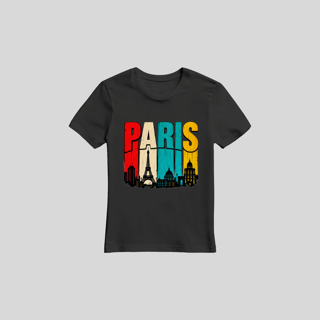 T-shirt PARIS – Skyline Vintage