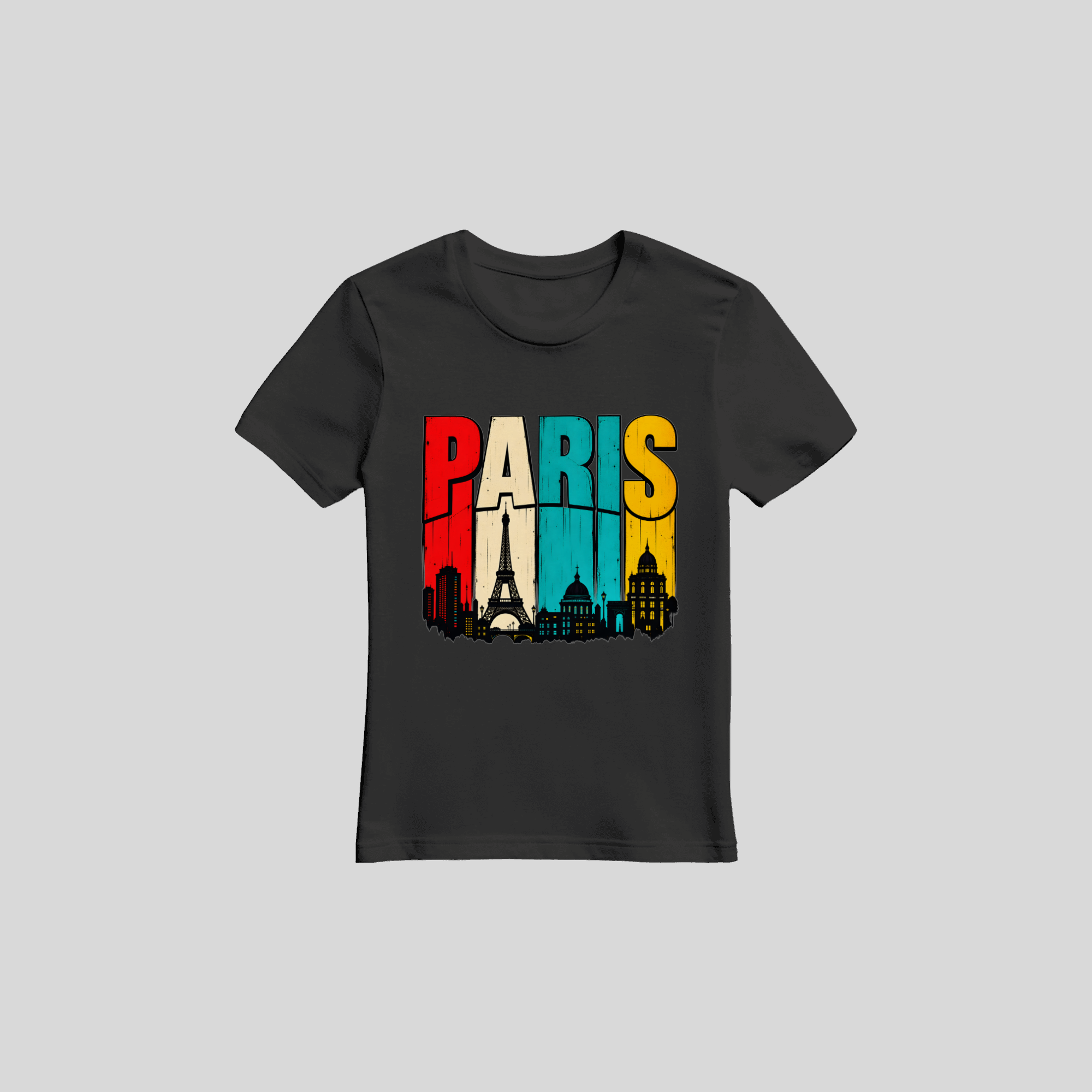 T-shirt PARIS – Skyline Vintage