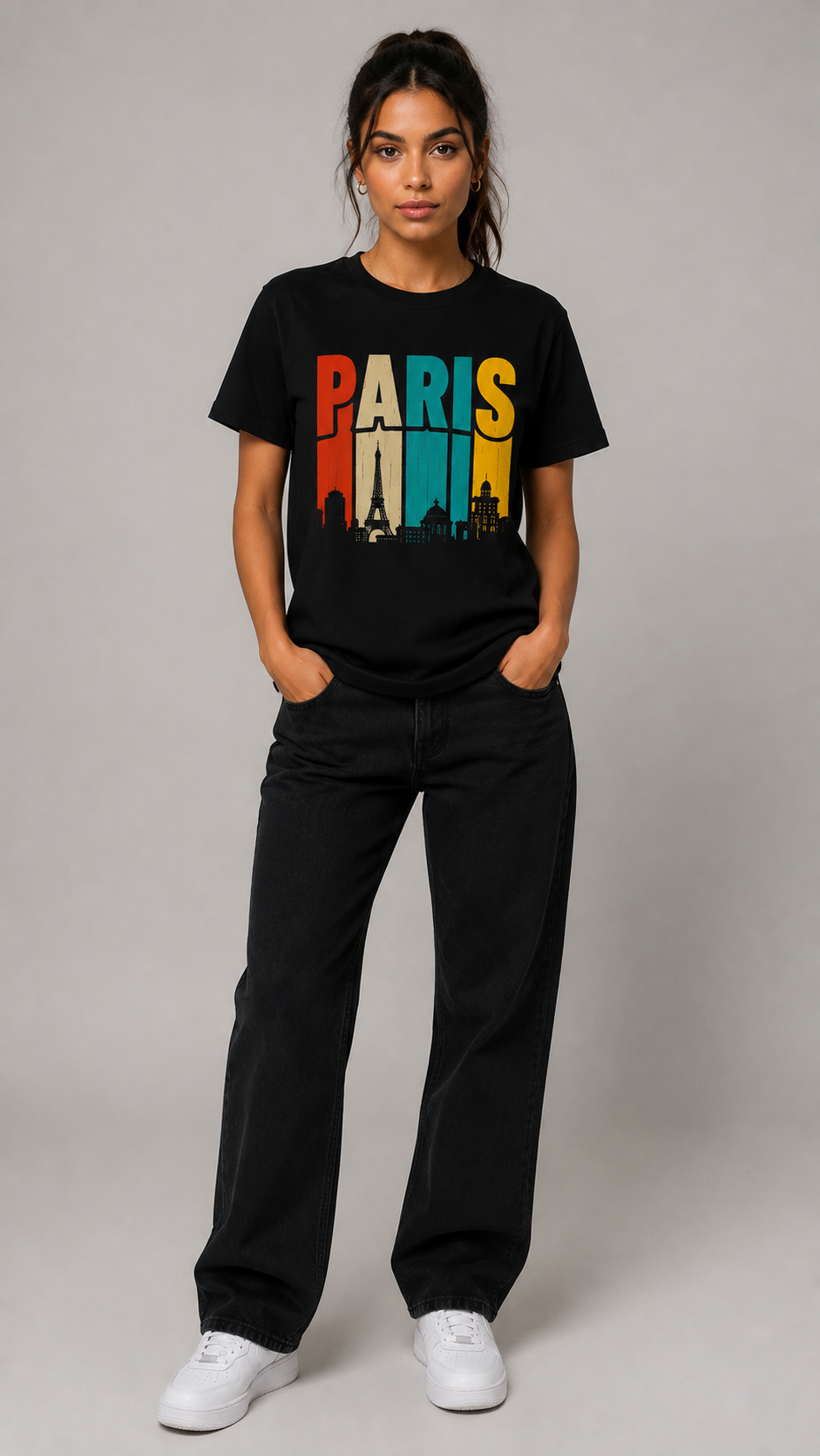 T-shirt PARIS – Skyline Vintage