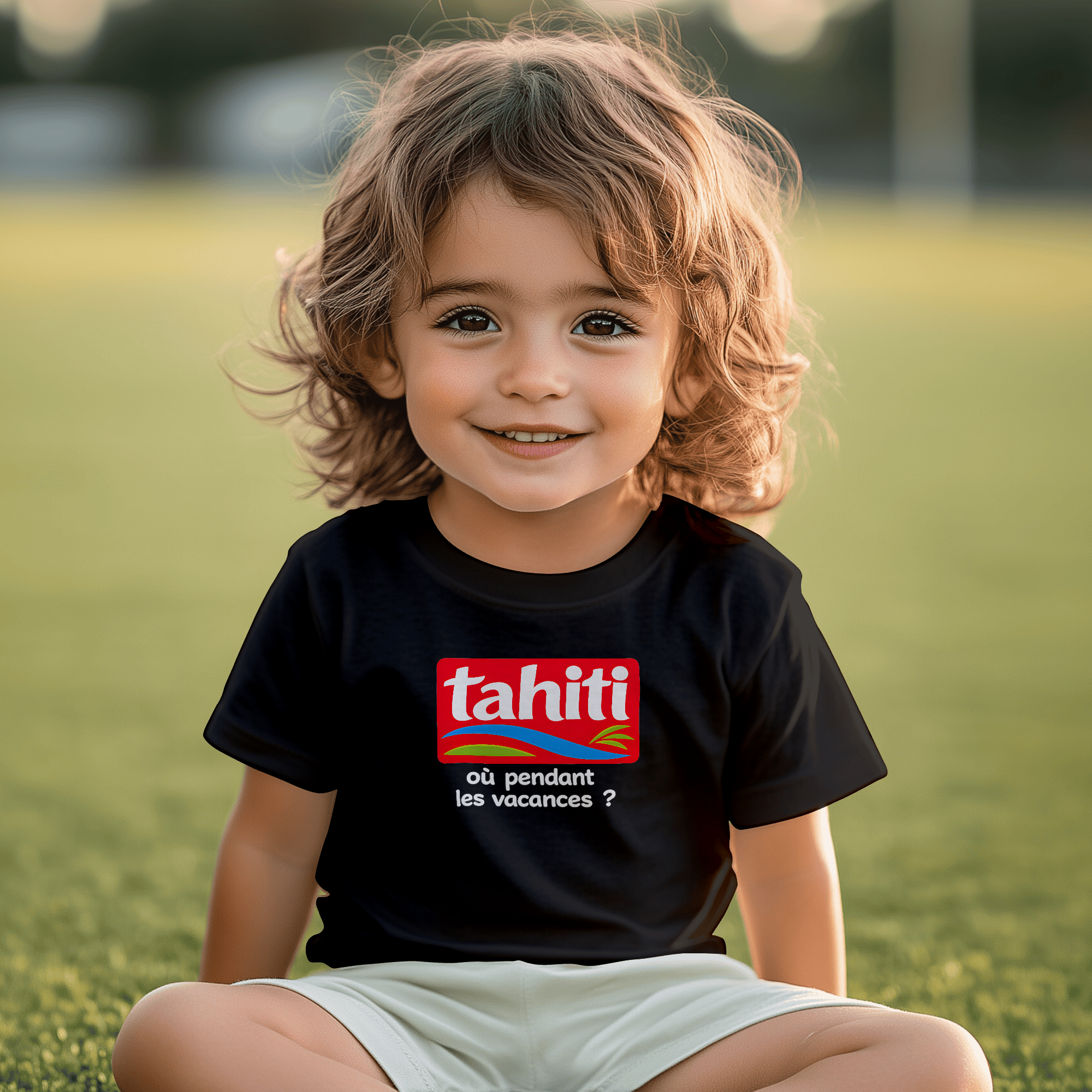 T-shirt TAHITI où pendant les vacances ? - TAHITI