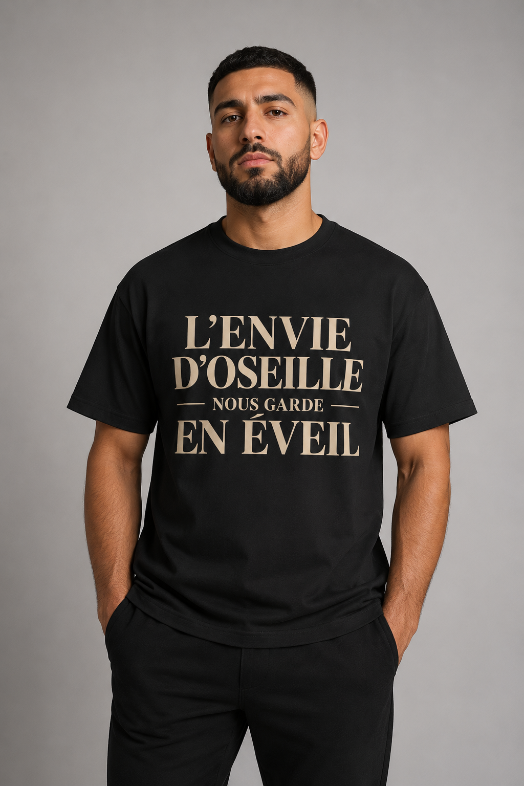 T-shirt « L’ENVIE D’OSEILLE NOUS GARDE EN ÉVEIL »