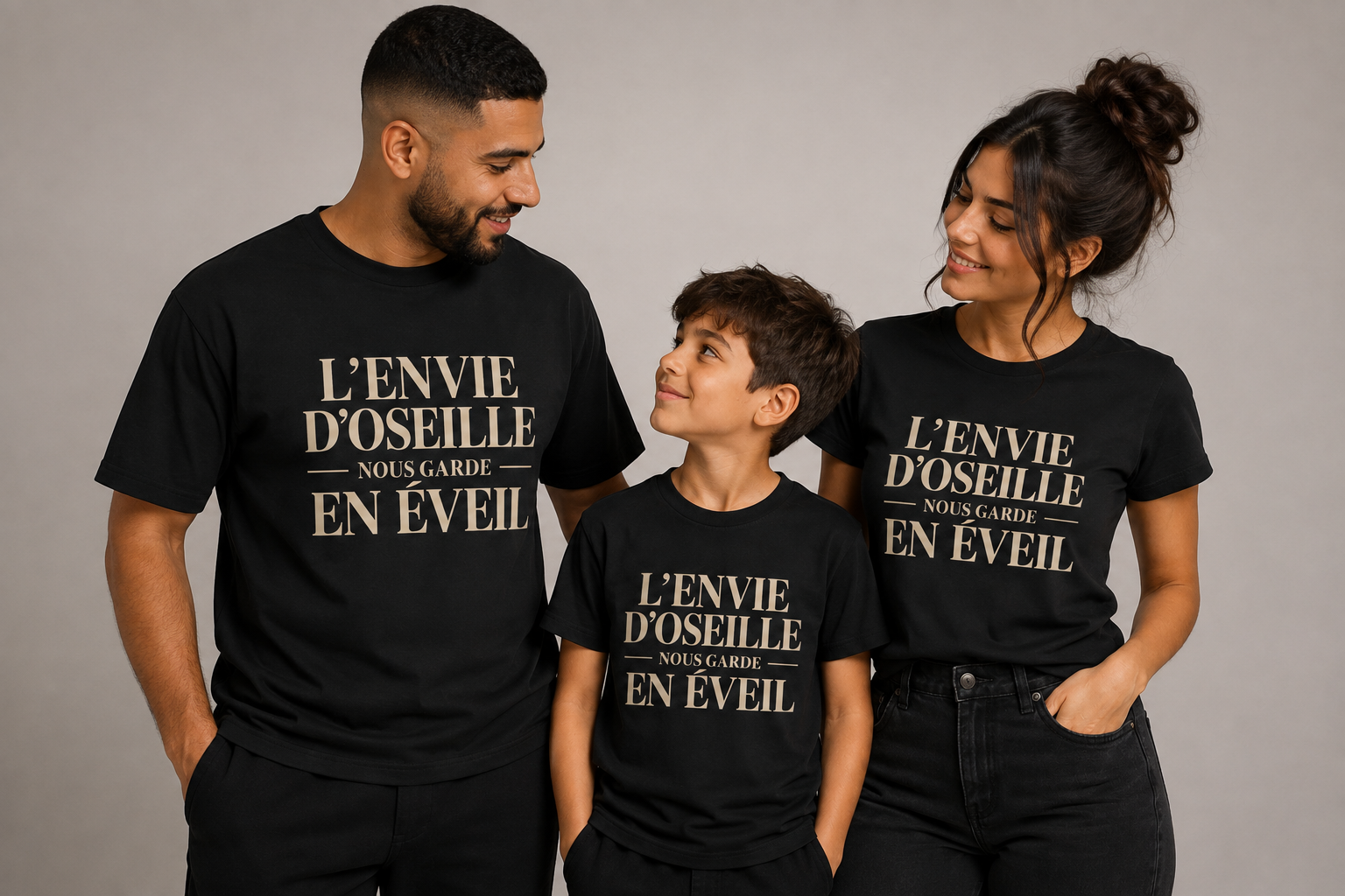 T-shirt « L’ENVIE D’OSEILLE NOUS GARDE EN ÉVEIL »