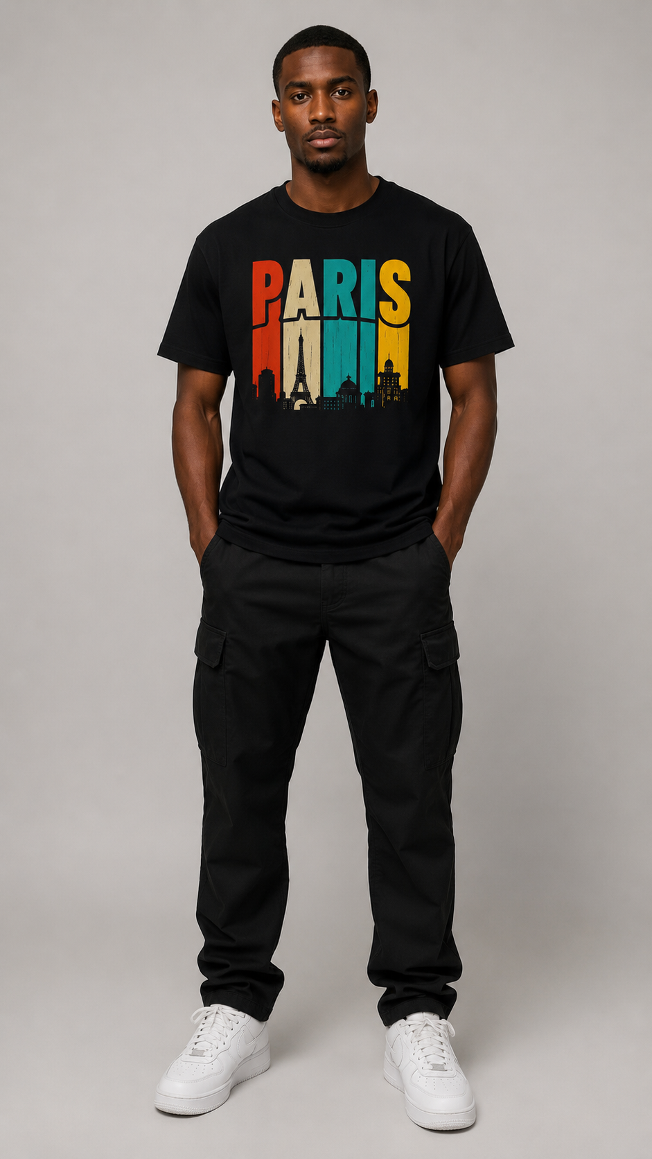 T-shirt PARIS – Skyline Vintage