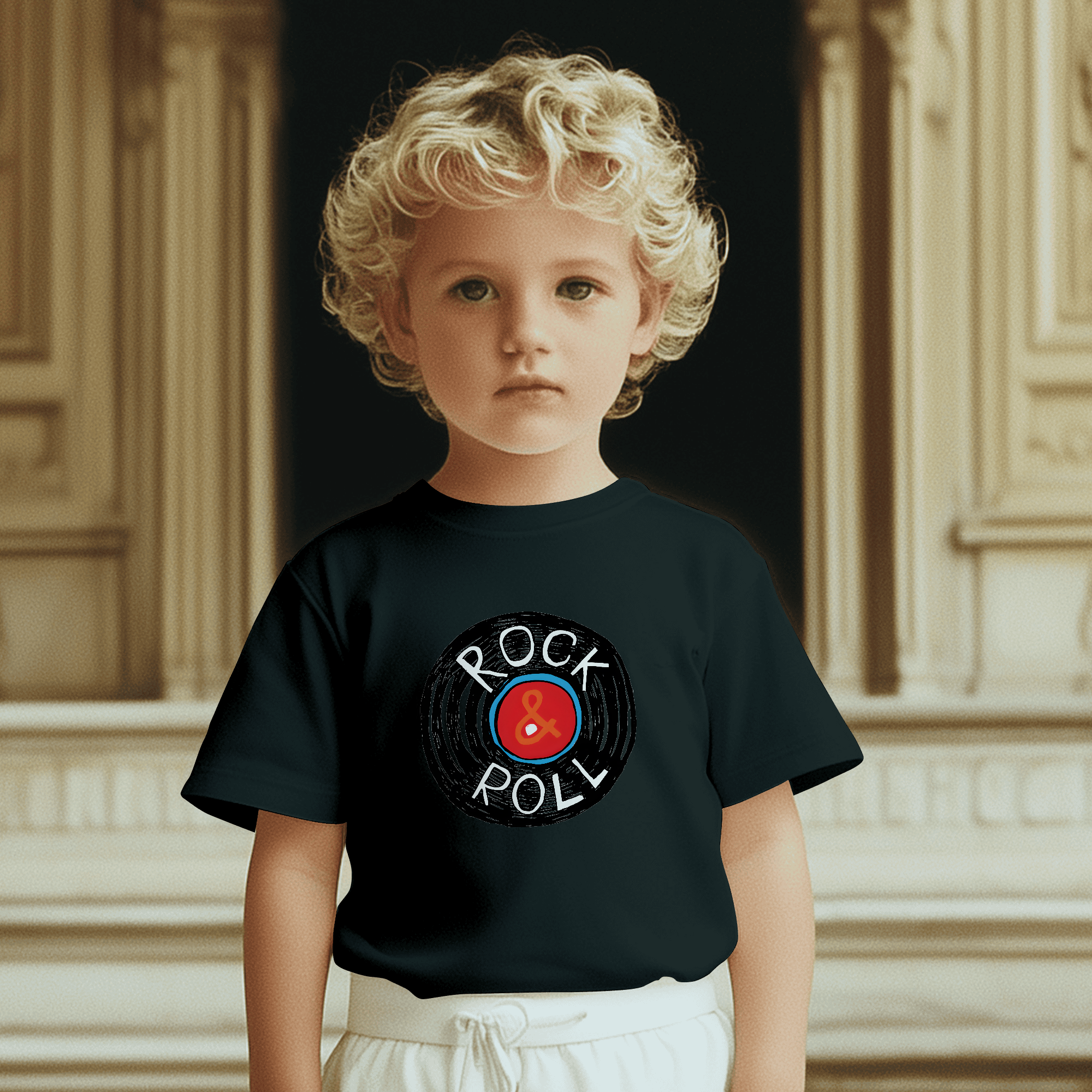 T-shirt Vinyle ROCK & ROLL