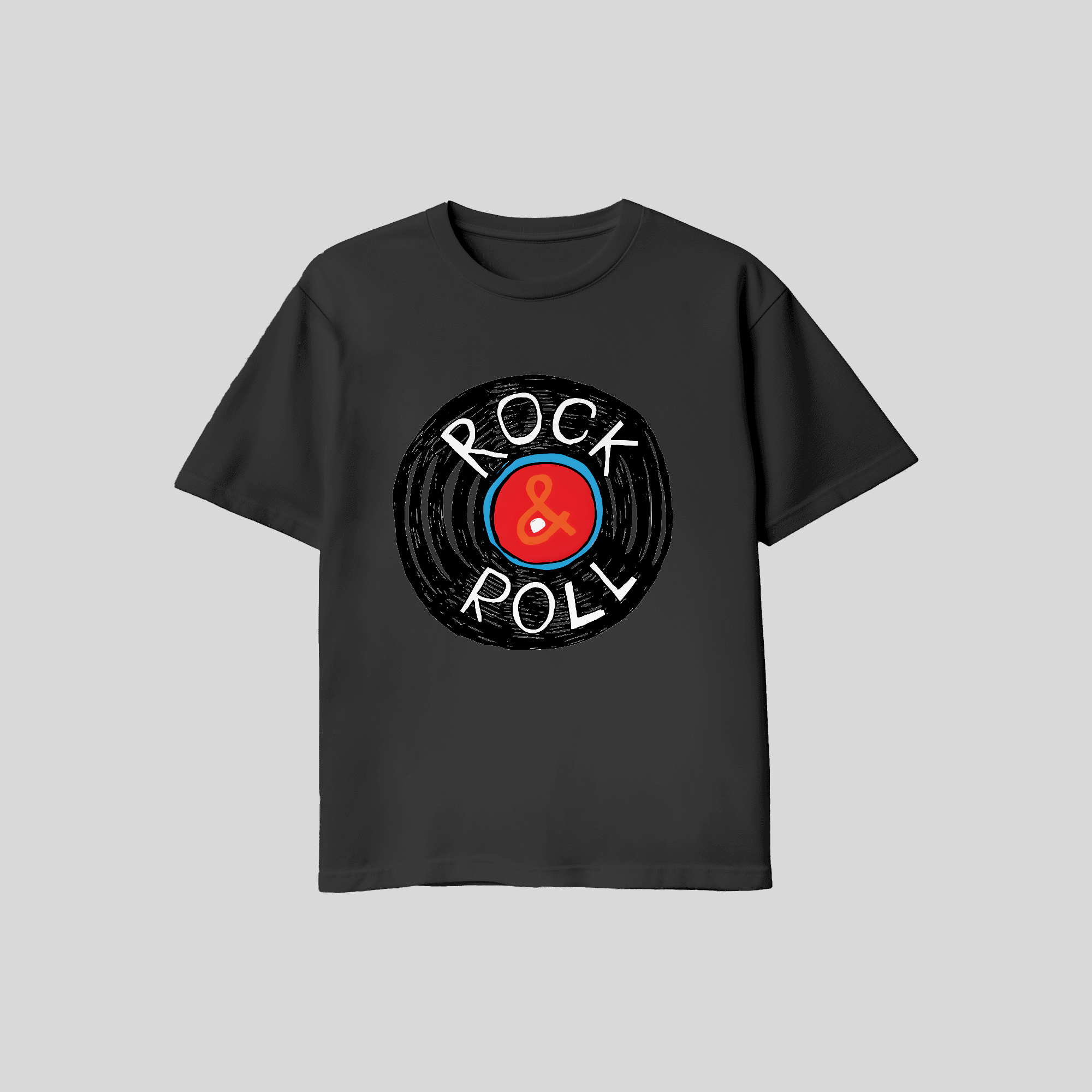 T-shirt Vinyle ROCK & ROLL