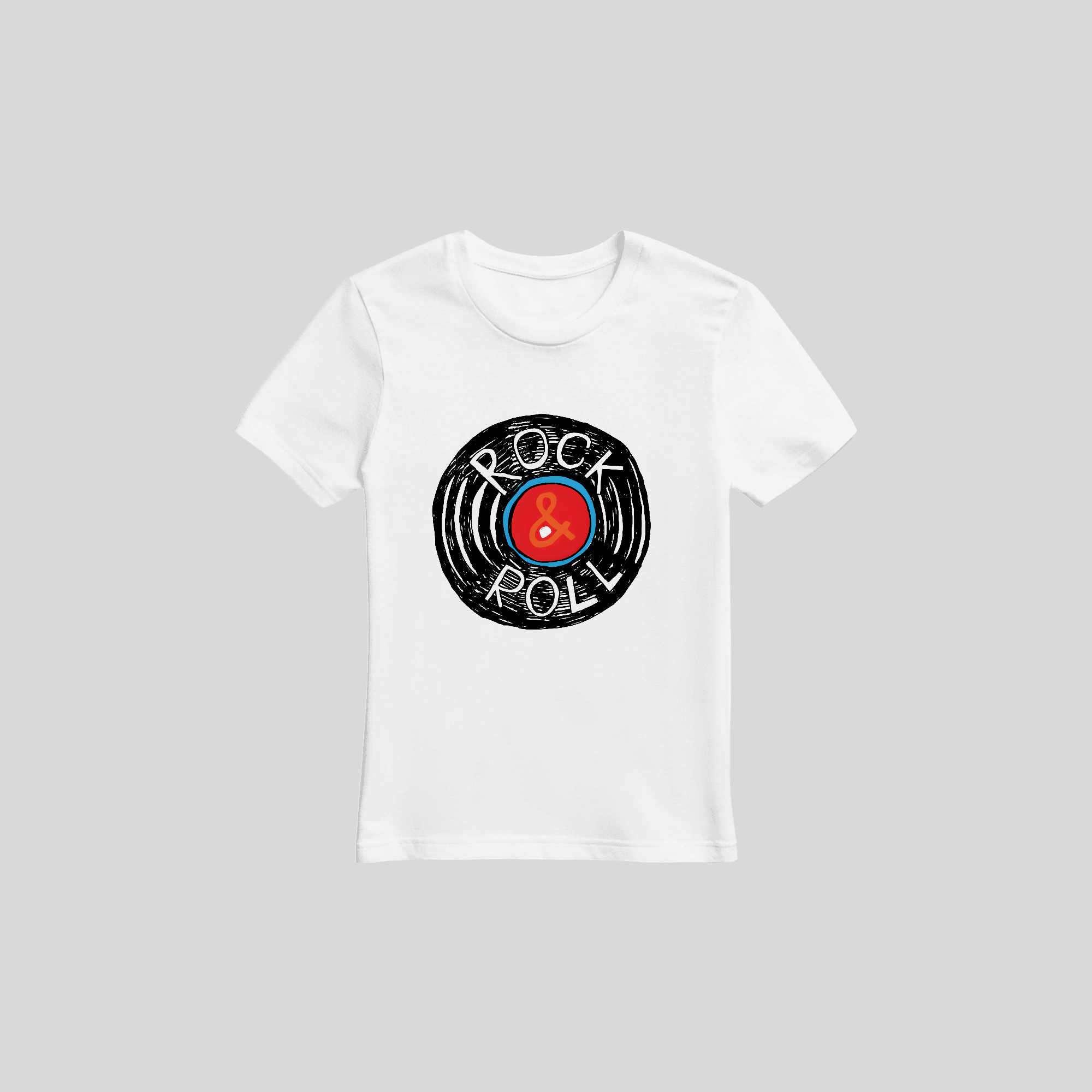 T-shirt Vinyle ROCK & ROLL