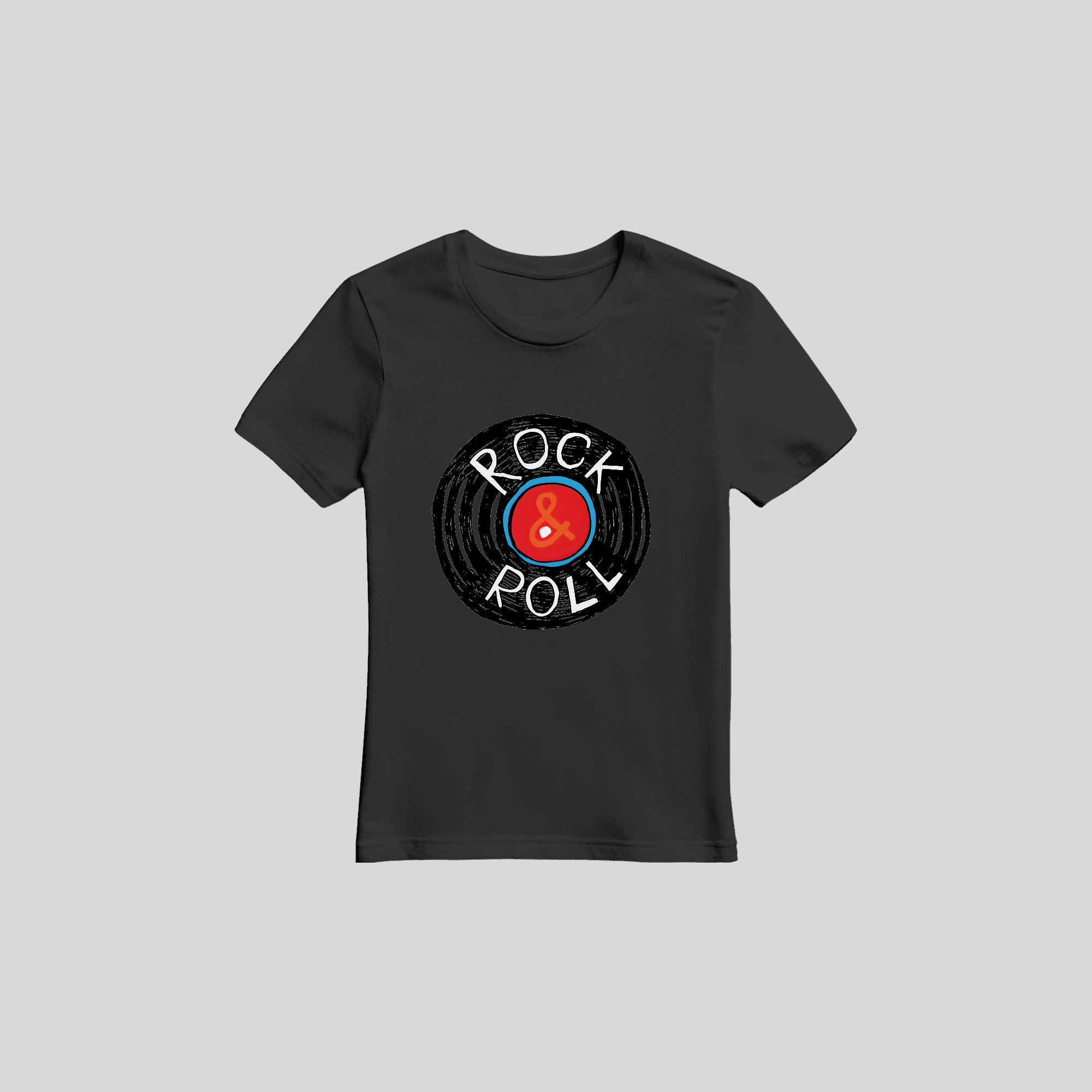 T-shirt Vinyle ROCK & ROLL