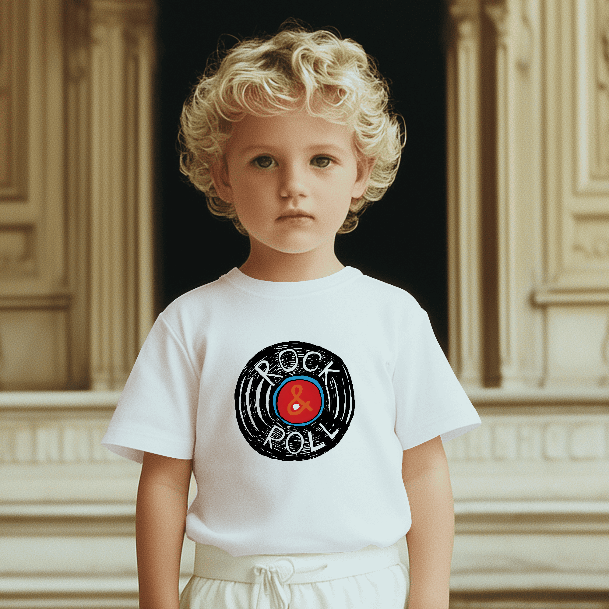 T-shirt Vinyle ROCK & ROLL